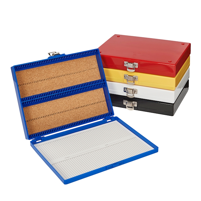 Slide box 100 place, cork, red